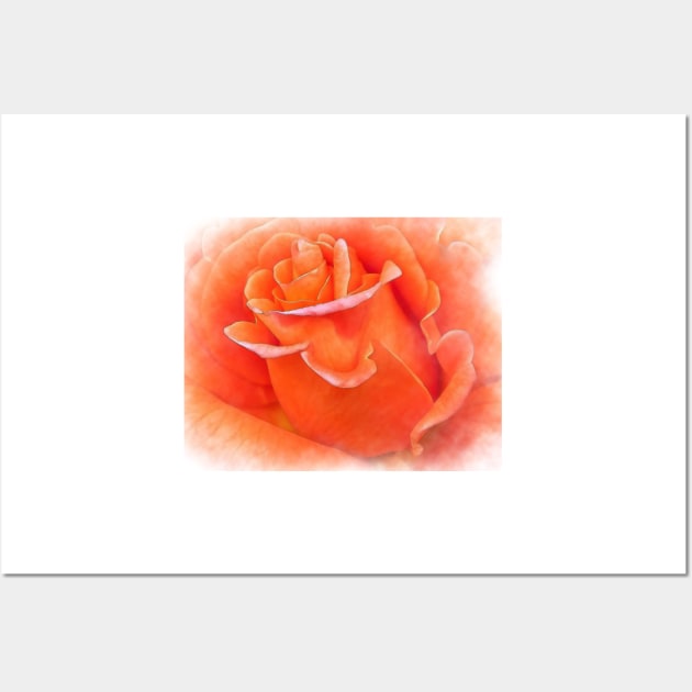 Watercolor Orange Bud Wall Art by KirtTisdale